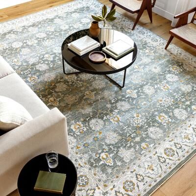 Livabliss Dresden Traditional Damask Area Rug