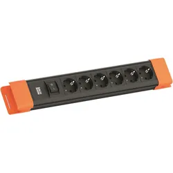 Bachmann, Steckdosenleiste, Steckdosenleiste (6x, CEE 7/3, Typ 12, Typ 13, 2 m)