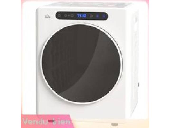 LIA Sèche-linge évacuation électrique 1000W 3kg 6 modes minuterie inox blanc