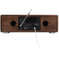 Akai AM-100 RHAPSODY Mikrosystém s CD/BT (Bluetooth, CD Player), Stereoanlage, Bronze, Schwarz