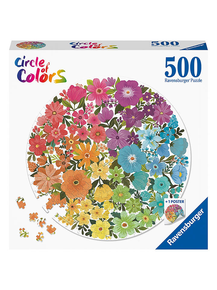 Ravensburger 500tlg. Puzzle "Circle of Colors - Blumen" - ab 12 Jahren - onesize