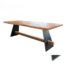 KAWOLA Esstisch ARBORIO Akazie massiv Natürliche Baumkante 260x100cm