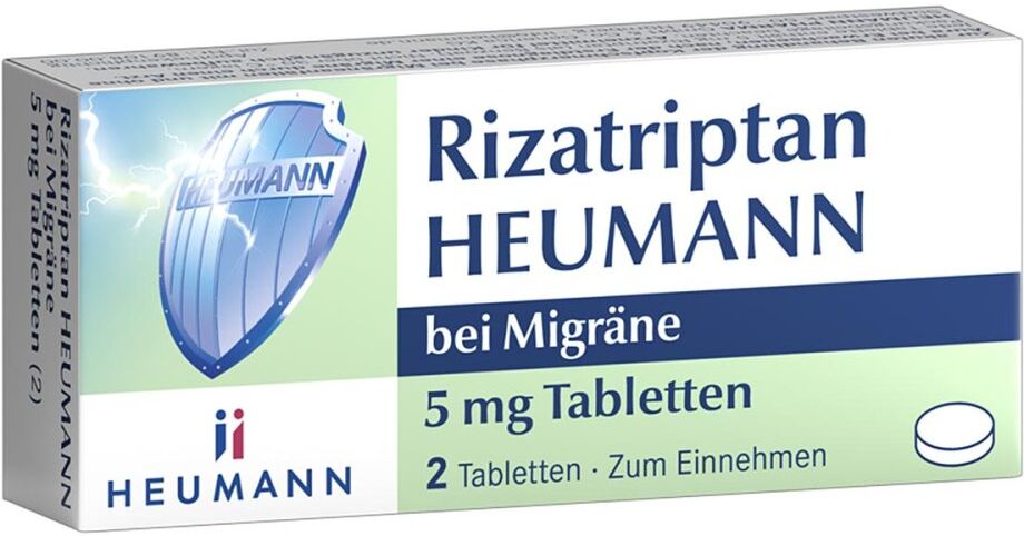 Rizatriptan HEUMANN bei Migräne 5 mg Tabletten