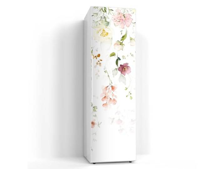 DEQORI Magnetfolie für Kühlschrank 60x200 cm Motiv Zarte Blütenpracht dekorative Magnetmatte Gefrierschrank Schutz Magnet Deko-Folie selbstklebend, magnetisch & wasserabweisend