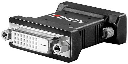LINDY 32122 DVI EDID Emulator [1x DVI-Buchse 24+1pol. - 1x DVI-Stecker 24+1pol.] Schwarz
