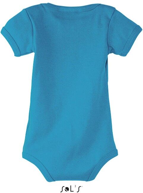 Body Bébé Personnalisé 100% Coton - Confort Assuré, Bambino aqua
