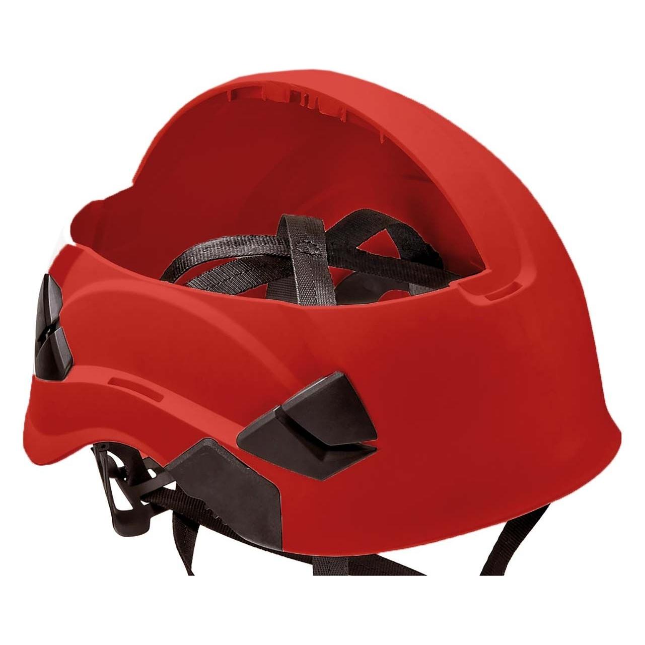 Petzl Schutzhelm für Höhen und Boden - rot (53 - 63 cm) (A010AA02)