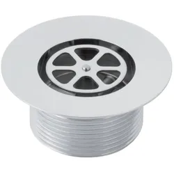 Geberit Ablaufventil mit Rundgewinde G1 152901211 1/2" di40 glanzverchromt H 4,5
