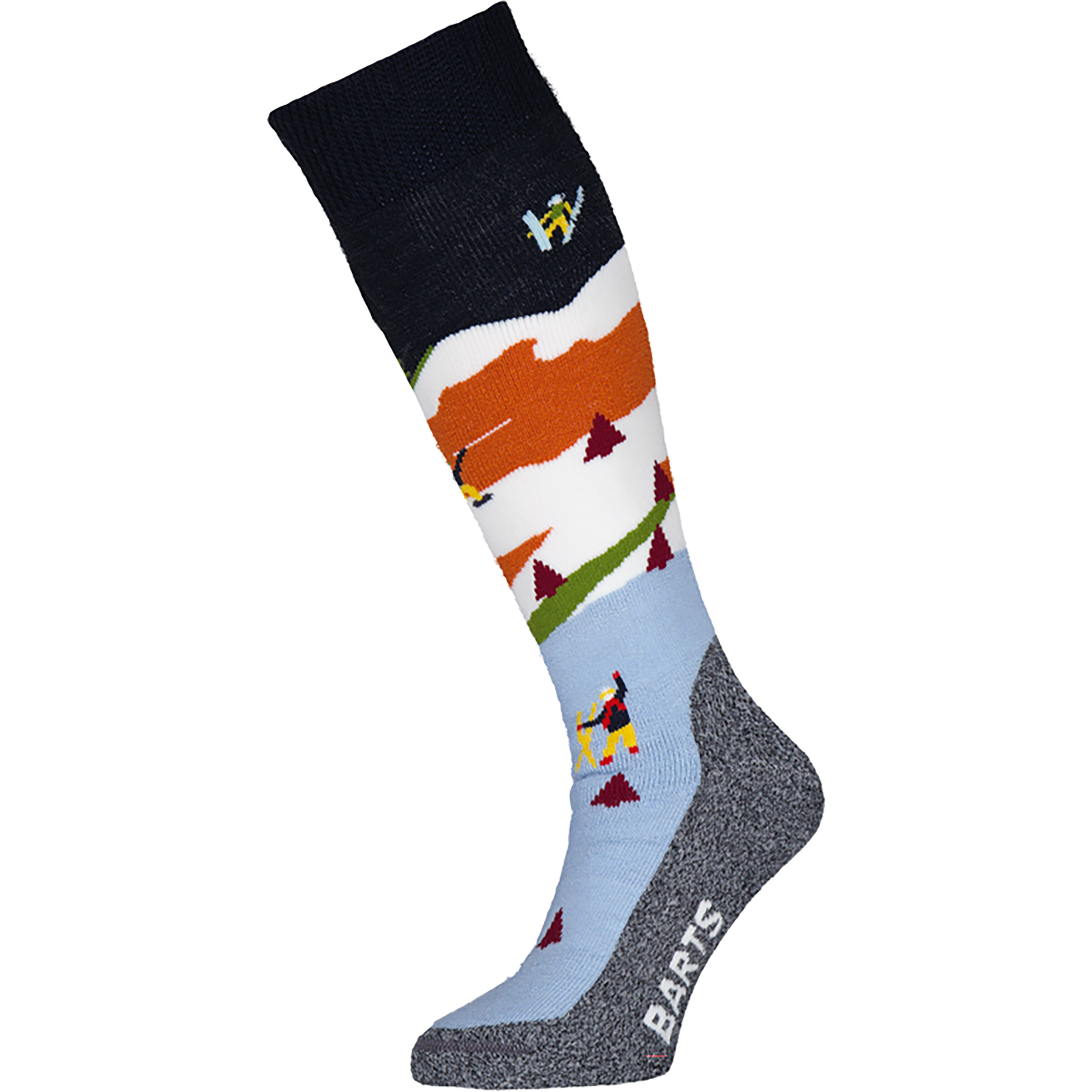Barts Snowrider Ski Kinder Freizeitsocken blau Größe 27 Skifahren | Lifestyle Hautfreundlich Merinowolle