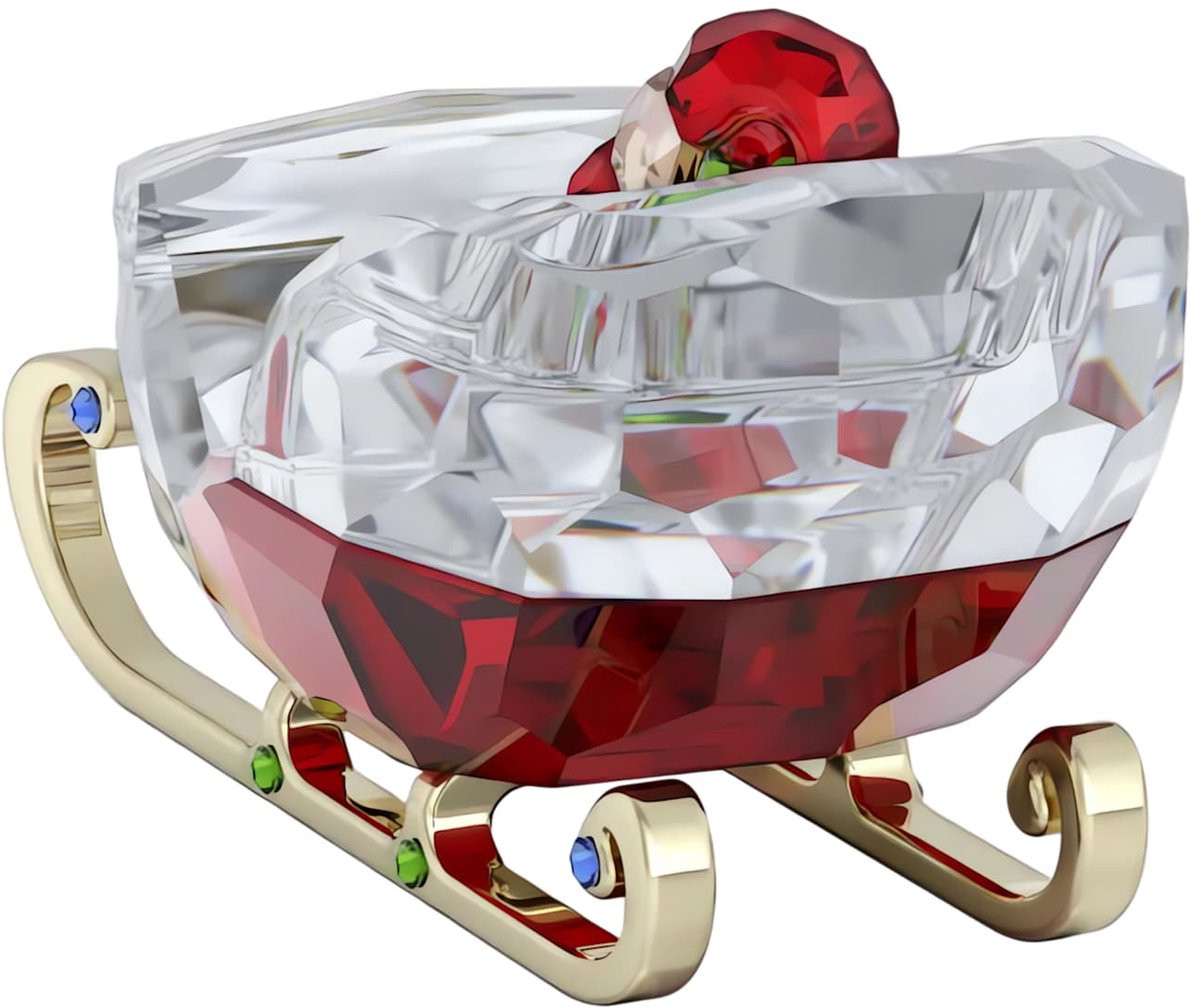 Swarovski Holiday Cheers Slee 5701508 kerstdecoratie rode kristallen slee