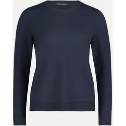 Basic-Strickpullover Blau 42