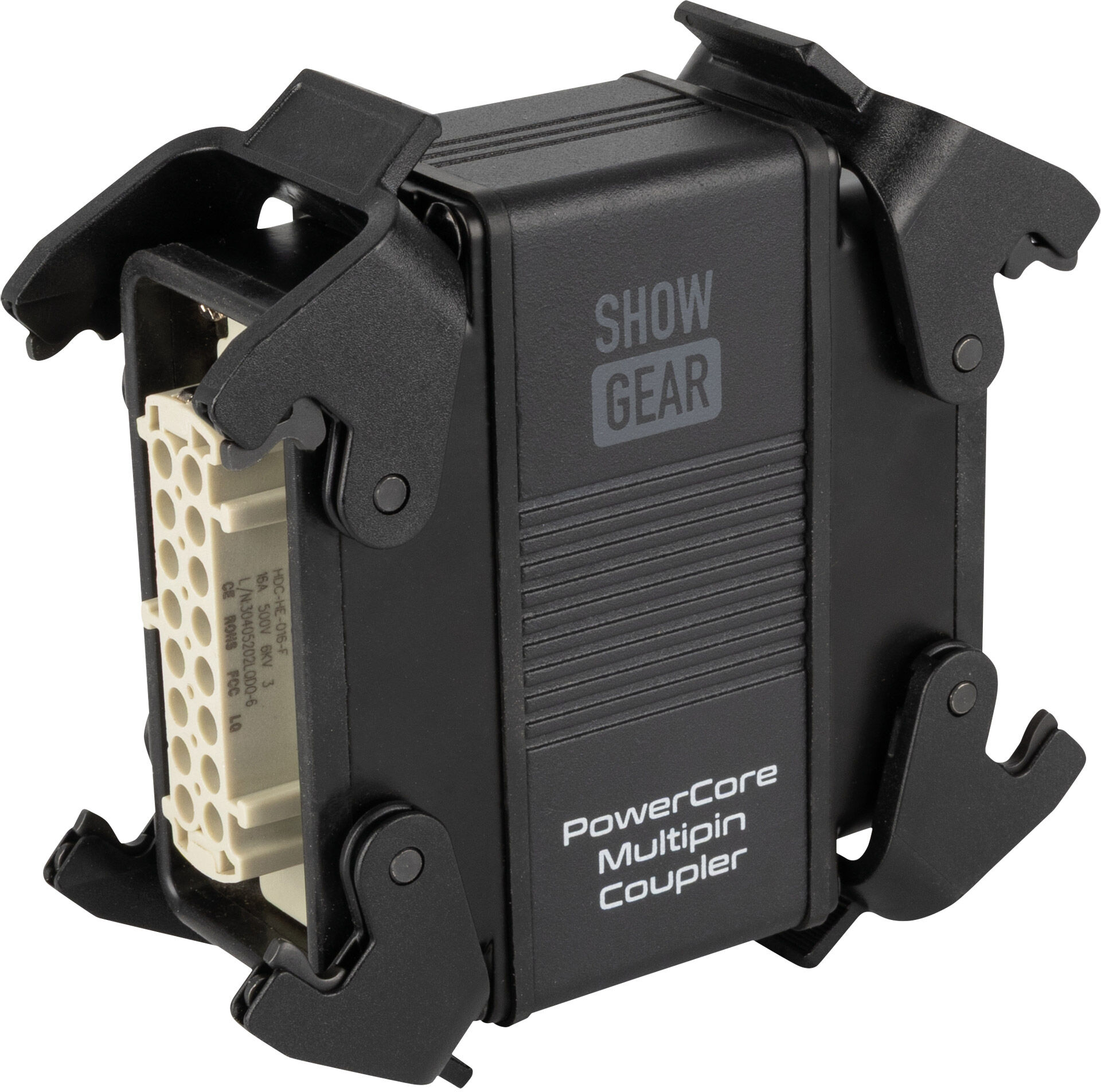 Showgear Powercore Multipin-H16-Kupplung: Multipin-H16-Eingang Auf Multipin-H16-Ausgang
