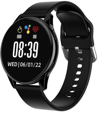 Inspire Daily Merch Smart Watch With Wireless Charging Bluetooth Calls Custom Watch Face Fitness Bracelet For Men Women black