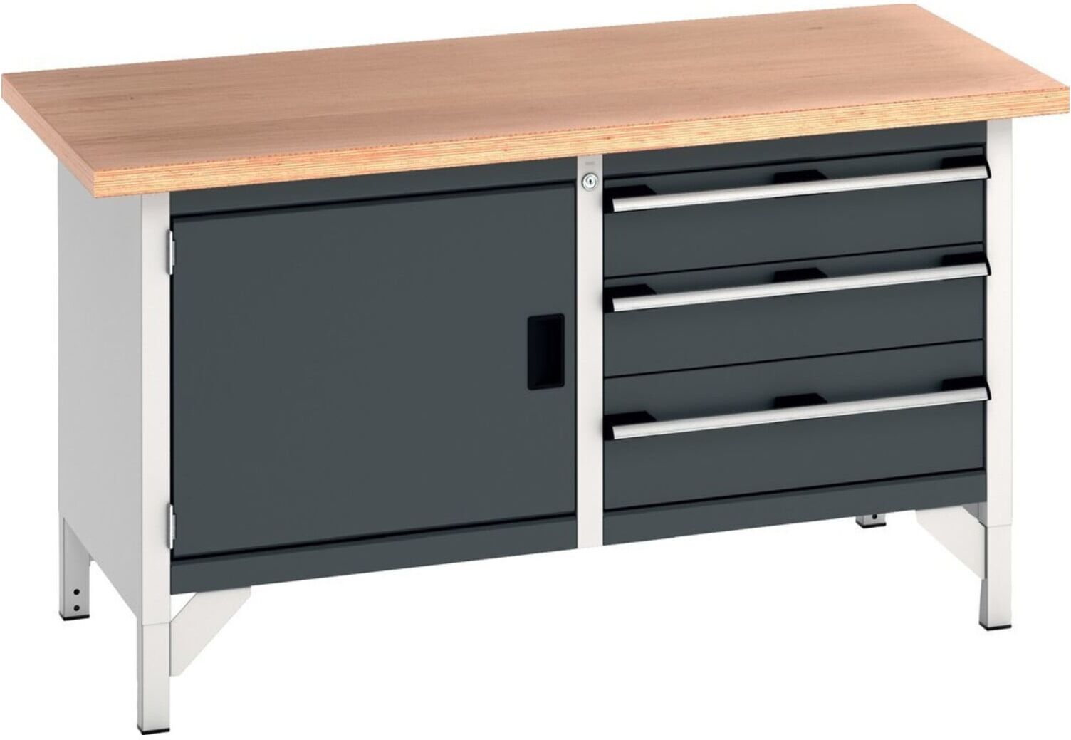 Bott Kastenwerkbank cubio 1500 x 750 x 840mm RAL 7035/7016 (41002025.19V)