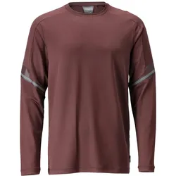 MASCOT Herren Langarmshirt Bordeaux XL - 22281-461-22-XL - Bordeaux