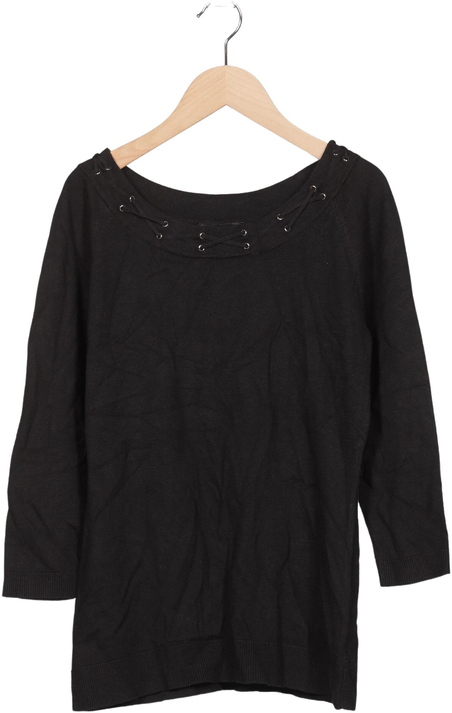 Morgan Damen Pullover, Schwarz, Gr. L, Baumwolle / Viskose / Synthetik - Second Hand