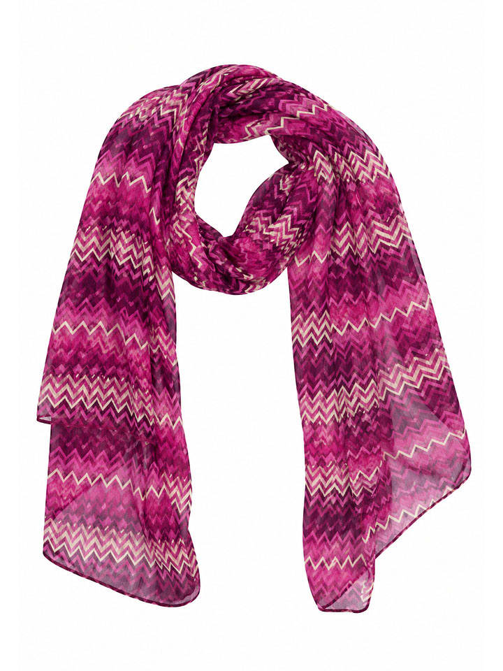 Rabe Schal in Lila/ Pink - (L)180 x (B)70 cm - onesize