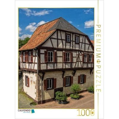 CALVENDO Puzzle Bad Kreuznach - Dr. Faust-Haus | 1000 Teile Lege-Größe 64x48cm Foto-Puzzle für glückliche Stunden