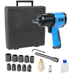 Güde, Bohrmaschine + Akkuschrauber, - Druckluft-Schlagschrauber-Set (Schlagschrauber)