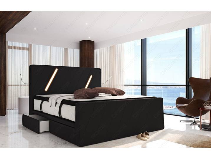Boxspringbett Toulon Stoffbezug