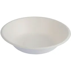 emissimo Zuckerrohr Schalen Bio Plastikersatz abbaubar Schüssel Suppenteller Einweggeschirr Ø 160 mm - 400 ml  500 Stück