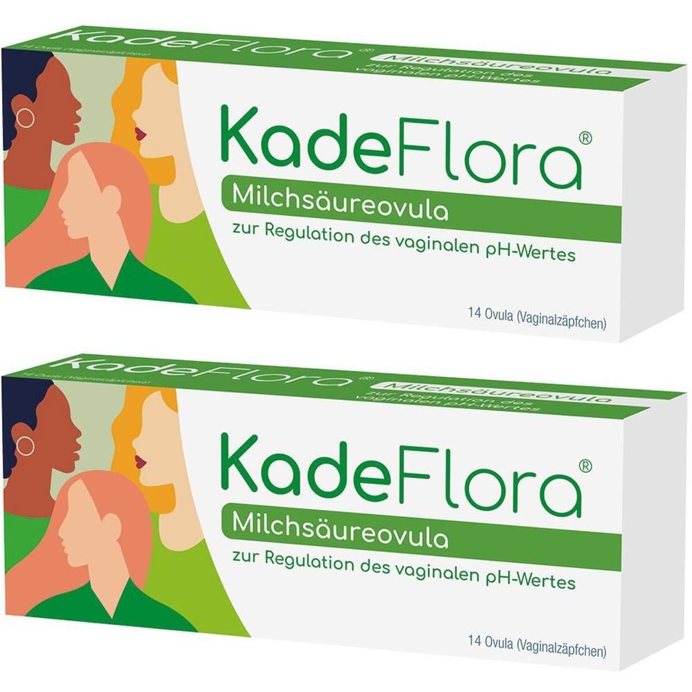 Kadeflora Milchsäureovula x2 2x14 St Vaginalsuppositorien