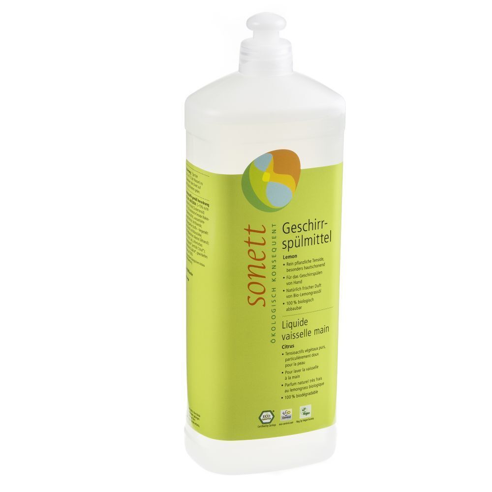 Sonett Geschirrspülmittel Lemon Nachfüllfla 1 lt l Reinigungsmittel