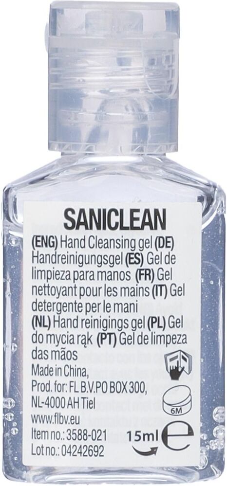 Gel pour les mains publicitaire sans éthanol Saniclean neutre