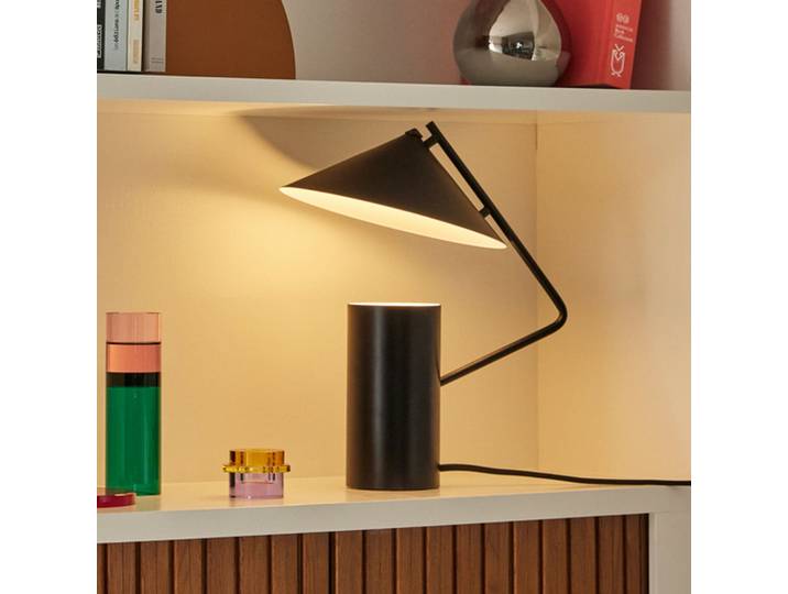 Sen Tischleuchte Geometric Black - Hübsch - Wohnzimmer - Design - Metall - Einflammig