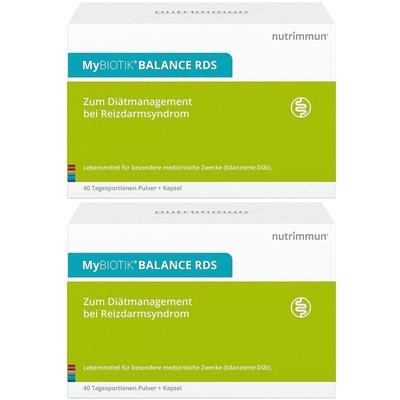 Mybiotik Balance RDS 40x2 g Plv.+40 Kapseln 2x 2x40 St Beutel