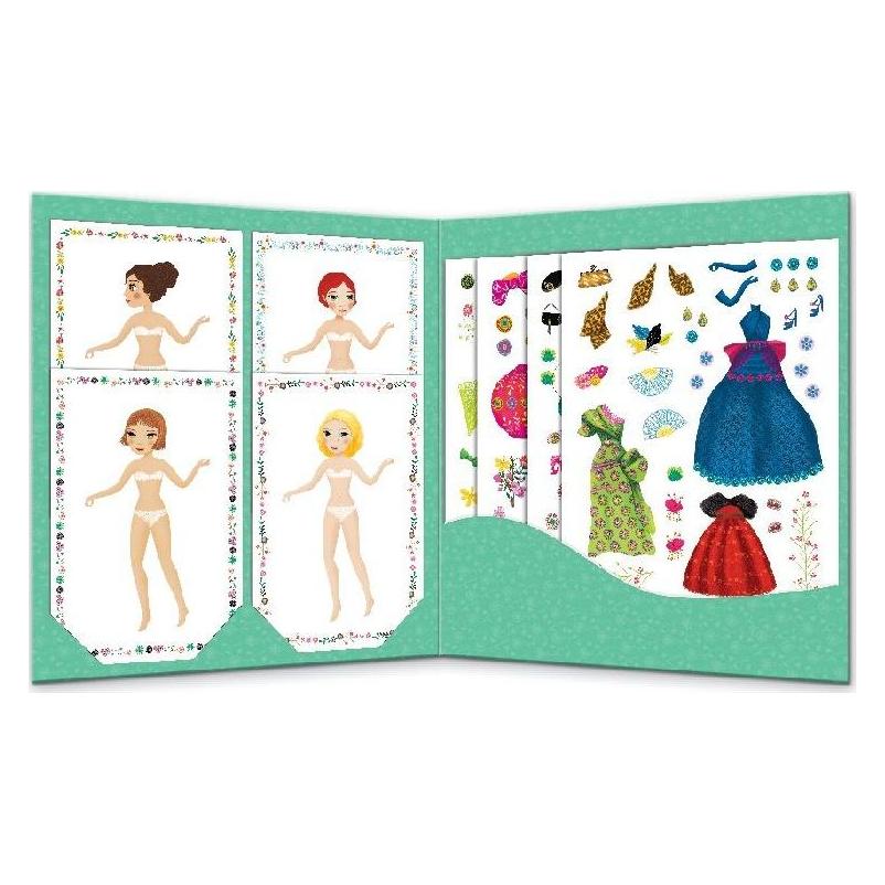 Djeco Sticker & Puppen Topmodel (12 Sticker) (DJ09691)
