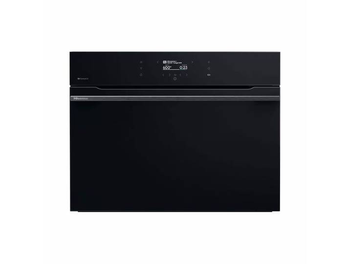 Hisense BIM 406A8B Kompakt Backofen 60cm mit Mikrowelle – Einbau Backofen 60 cm – schwarz