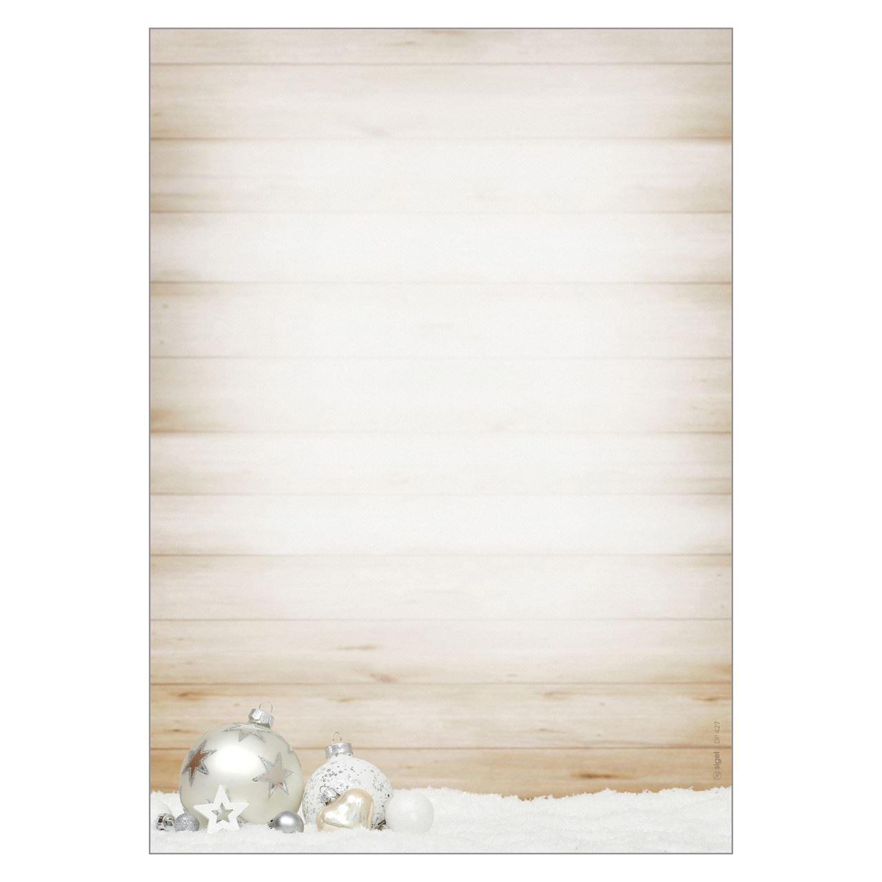SIGEL Weihnachtsbriefpapier Cozy Christmas Motiv DIN A4 90 g/qm 100 Blatt