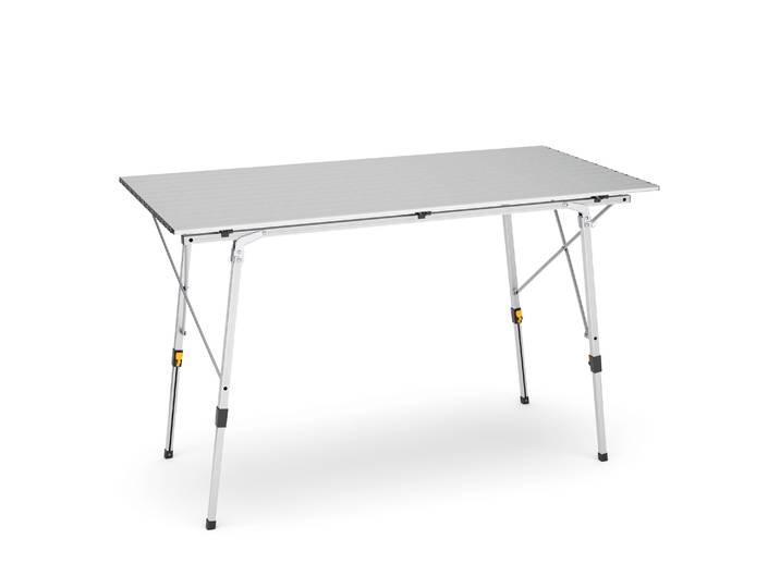 Campingtisch klappbar DOLF 120 x 69 cm silber
