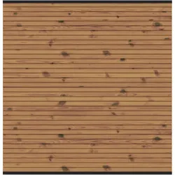 TraumGarten Sichtschutzzaun SYSTEM NEO Thermo-Holz Zaunfeld, 178x184 cm