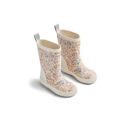 Stiefel WHEAT "WHEAT Gummistiefel Welly", Mädchen, Gr. 28, bunt (bright flowers), Gummi, Schuhe Stiefel