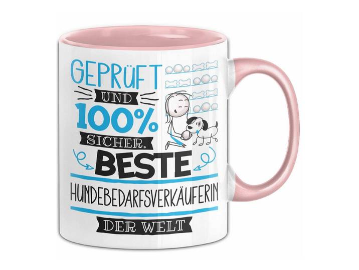 Trendation Tasse Beste Hundebedarfsverkäuferin Der Welt Tasse Geschenk für Eine Hunde