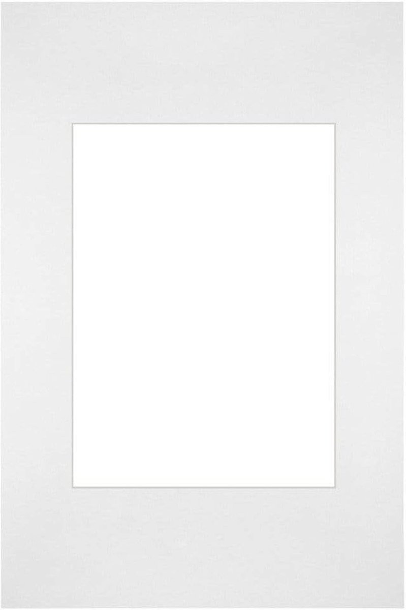 Passe-Partout Wit Karton Recht 20x30 cm