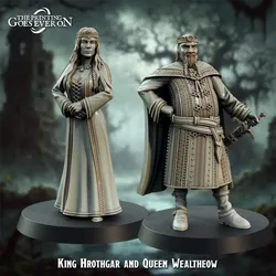 King Hrothgar and Queen Wealtheow aus Beowulf's Deceit von The Printing Goes Ever On