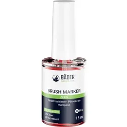 Brush Marker fluoreszierender Sicherungslack, neonrot