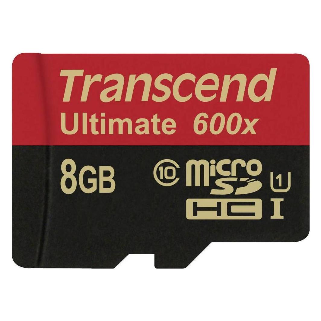 Transcend ULTIMATE - microSDHC Card - U1 (8 GB, microSDHC, U1, UHS-I) (TS8GUSDHC10U)