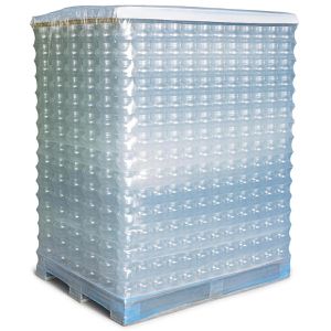 Böttcher-AG Schrumpfhauben 1250 x 850 x 1800mm, bis 1225mm Ladehöhe, transparent, 125my, 50 Stück
