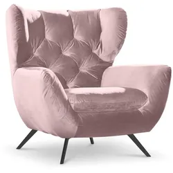 Portobello Sessel Chester Stoff Rosewood