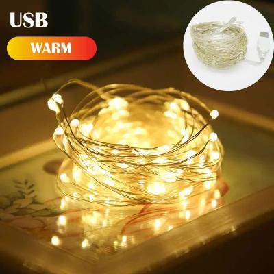 Uplift Picks TwinkleWire USB Fairy Lights 5M 10M Waterproof Copper String Lights warm 2m 20 Led