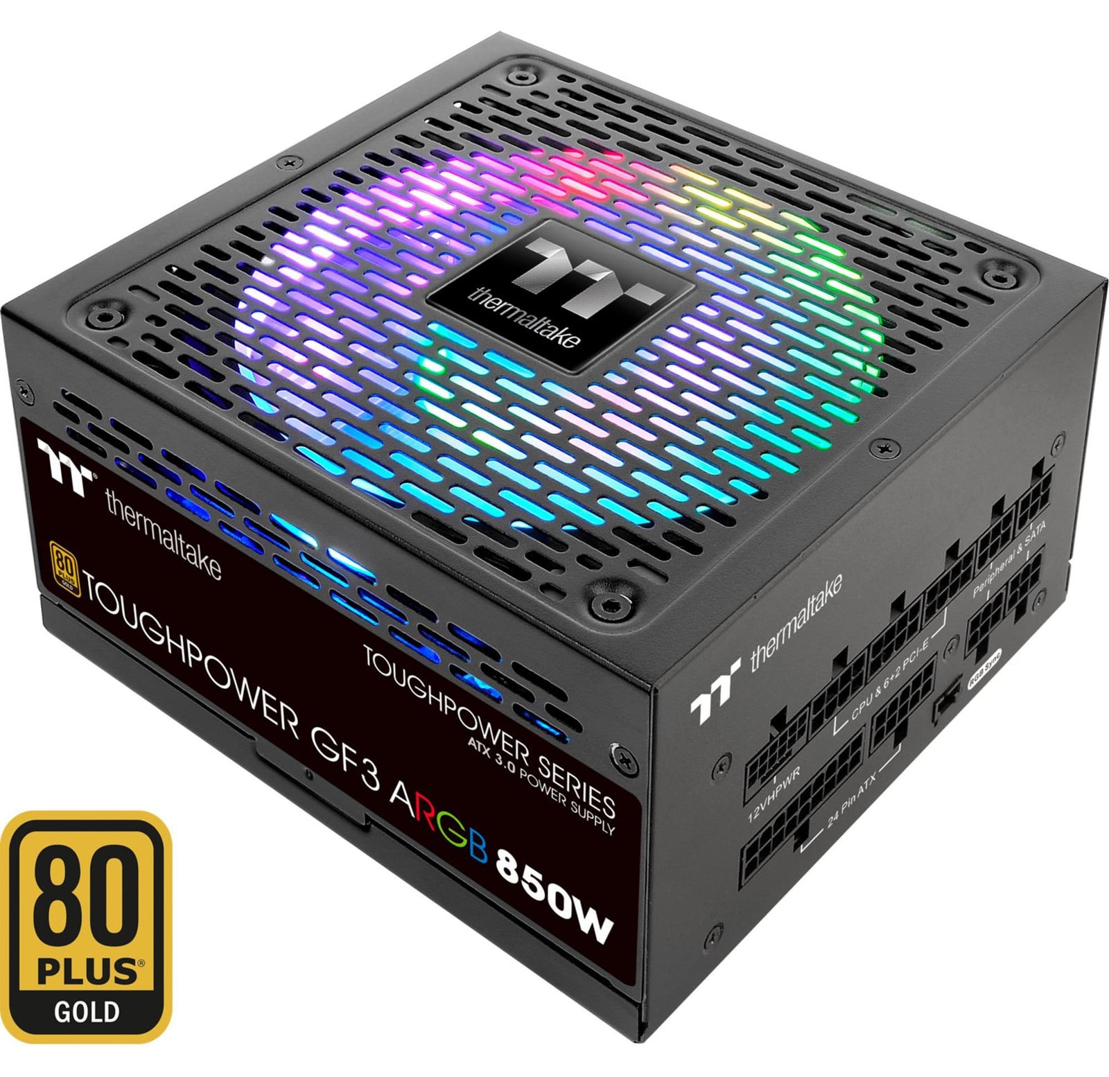 Thermaltake Toughpower GF3 ARGB 0850W Gen 5 EU voeding PS-TPD-0850F4FAGE-1