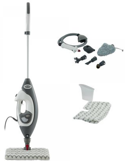 Shark Klik 'n' Flip mit Steam Blaster S6005EU - Elektrischer Dampfreiniger - 2 in 1