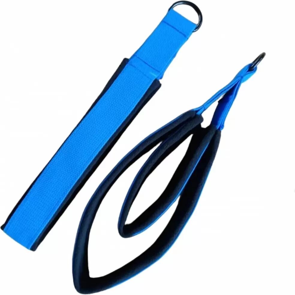INF Sangles de cheville double anneau pour yoga et pilates - Améliorez votre entraînement Bleu