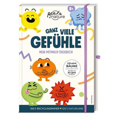 Ganz viele Gefühle. Mein Mitmach-Tagebuch, Taschenbuch von Marina Wudy, Pen2nature, 978-3-9876421-8-0
