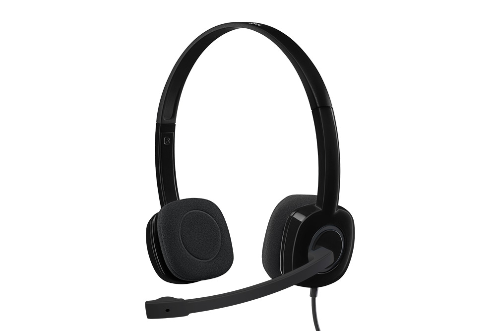 Logitech H151 Headset kabelgebunden Schwarz