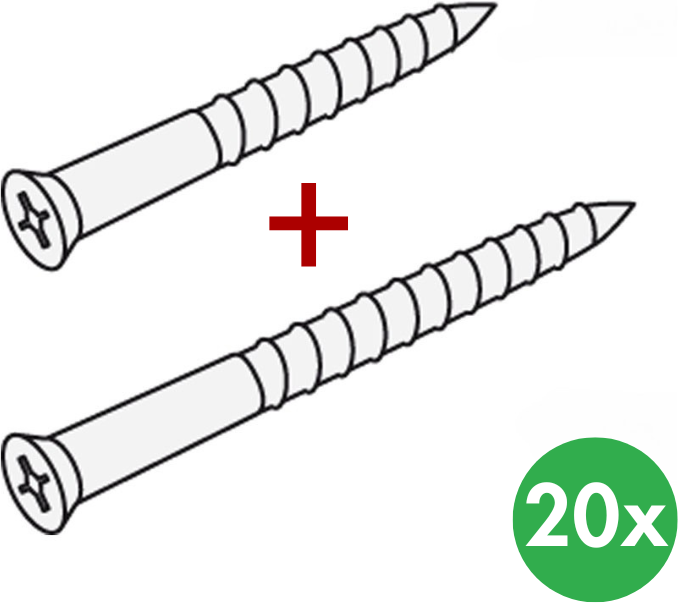 Element System Sada vrutů pro připevnění polic